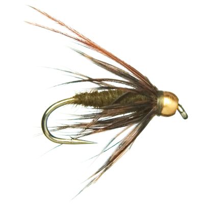 GB CADDIS PUPA Olive thumbnail