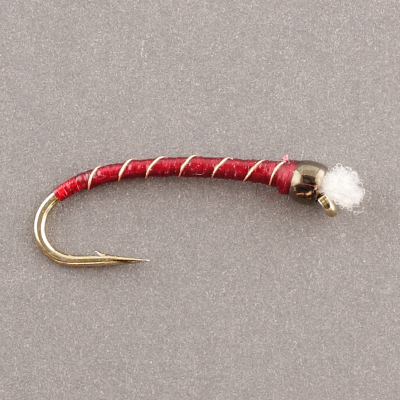 TW BB UT WINE RED BUTT CHIRONOMID Copper Rib thumbnail