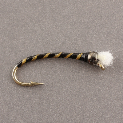 TW UT BLACK CHIRONOMID UT WOOD DUCK RIB TWIST thumbnail